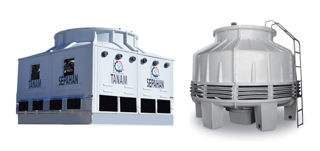 مقایسه برج خنک کننده گرد با مکعبی