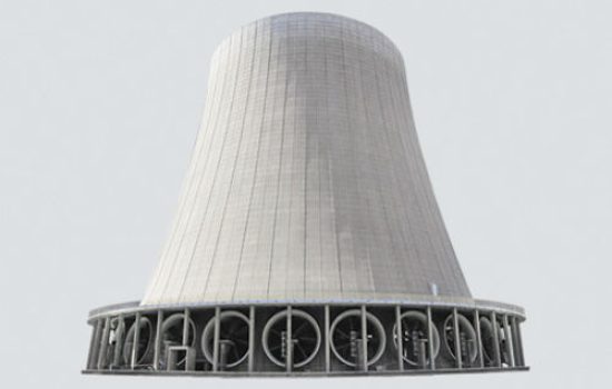 مکش هوا در برج خنک کننده