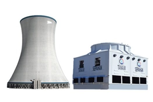 تفاوت برج خنک کننده فایبرگلاس و بتنی